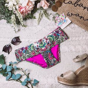 BECCA Women's Banded Bikini Bottoms XS NWT